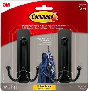 black command strip hooks